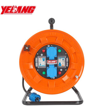 野狼 yelang 移动电缆卷盘绕线盘电线盘电线盘拖线盘漏电保护国标插排 3*2.5 30米 YL-S33YS2-1030