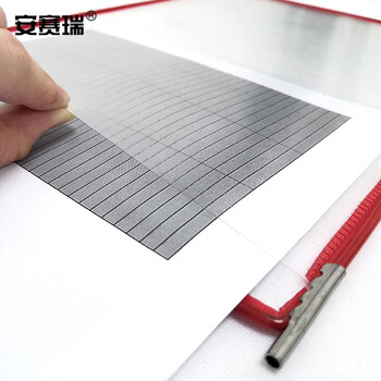 安赛瑞 磁吸式壁挂文件展示架 壁挂式翻页文件架 彩色文件夹展示架 壁挂式流程文件架（红） 12276