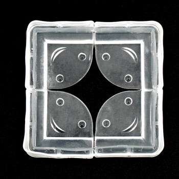 海斯迪克 HK-336 透明防撞护角 安全护角 保护角 透明防护桌角 笑脸L型防撞角（10个装）