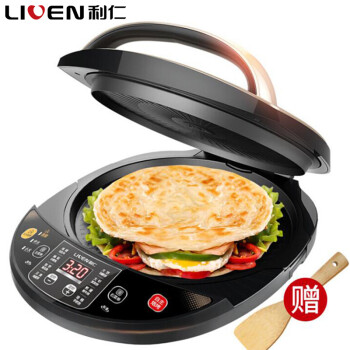 利仁（Liven）电饼铛家用双面加热可拆洗煎饼烙饼锅煎烤机LR-D3020A(美猴王)