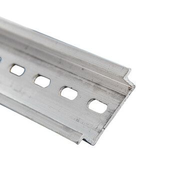 天旭C45空开U型导轨DIN电气导轨铝轨断路器安装卡轨35mm铝轨1.2mm厚1米长 1条