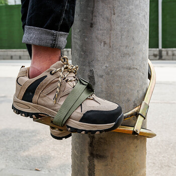 康安D350天尚挚尚电工水泥电线杆锰钢脚扣(400型12-15米杆)电力施工攀登脚钩 定制