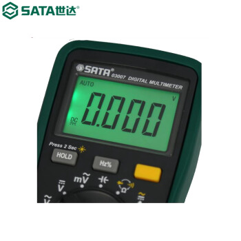 世达（SATA）03007 带频率测量掌上型万用表