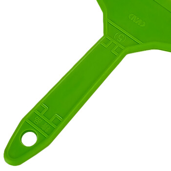 兰诗（LAUTEE）DS-510 聚酯漆刷 绿色柄羊毛刷 油漆刷清洁刷灰尘刷子 5寸10个装