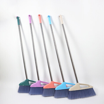 庄太太【扫把颜色随机发货】工厂单位单个扫把学校软毛加大防刮手扫帚笤帚