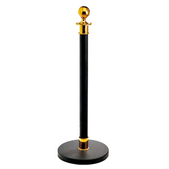 南 LG-F 黑金柱栏杆座 镜金 隔离带伸缩带机场银行排队护栏警示带