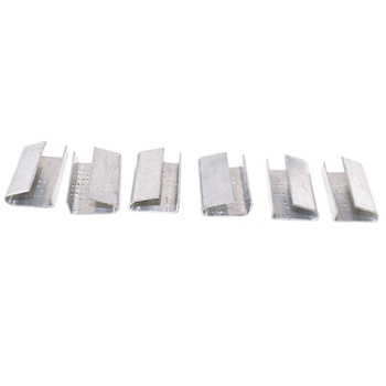 飞尔（FLYER）塑钢带用打包扣 镀锌防滑带锯齿收紧扣 适用1608打包带 宽16mm×5kg 约900个【FLb712】