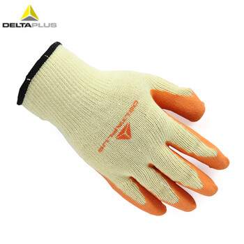 代尔塔（Deltaplus）201730 VE730 乳胶涂层抗撕裂手套 耐磨防切割防水防滑 定做 10码 12双