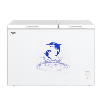 【澳柯玛bcd-257chn】澳柯玛(aucma)257升家用商用大容量冰柜 双温