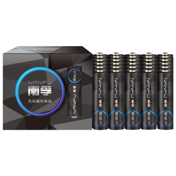 南孚(NANFU)7号碱性电池30粒 黑标款Blacklabel 新旧不混 适用于电动玩具/鼠标/键盘/体重秤/遥控器等LR03