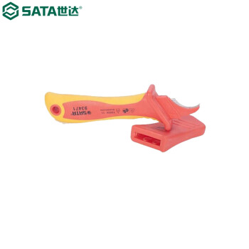 世达（SATA）93471 弯刃式VDE绝缘电缆剥线刀 93471