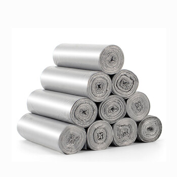 兰诗（LAUTEE）DA4078 手提垃圾袋式塑料袋 2套土耳其蓝45×60cm 加厚（5卷100只）/套