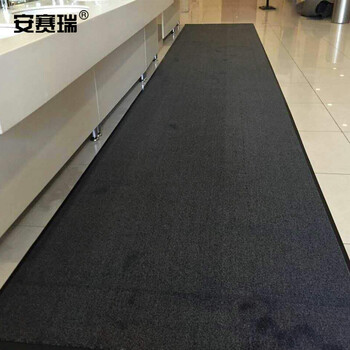 安赛瑞 消毒地垫 商用鞋底消毒地垫吸尘吸水脚垫 50×80cm 沾酒精消毒水吸水垫 公司商场防尘地垫 灰色26951