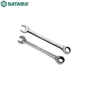 世达（SATA）43211 全抛光两用快扳18MM