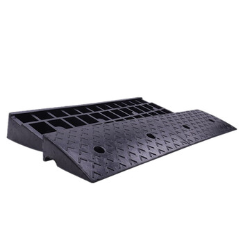 鼎红台阶垫橡塑斜坡垫马路牙子汽车上坡爬坡垫门槛垫路沿坡100×25×5cm