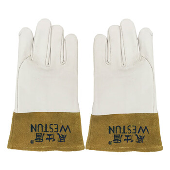 威仕盾（WESTUN）G-1008 25CM 羊青氩焊手套 XL码 1副