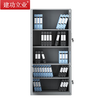 建功立业大器械柜工厂资料柜企业存储柜20100带锁玻璃门柜