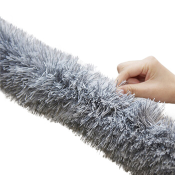 兰诗（LAUTEE）PB1015 除尘掸可伸缩鸡毛掸子水洗灰尘扫尘掸 145CM