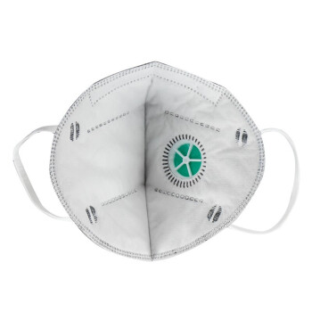 冠桦8860SV活性炭KN90防护口罩带呼吸阀 20只/盒折叠耳带式透气颗粒物防尘口鼻罩 定制