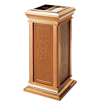 南 GPX-8D02 皇家座地南方烟灰桶 古铜 商场垃圾桶 酒店落地烟灰桶立式果皮桶商场垃圾筒