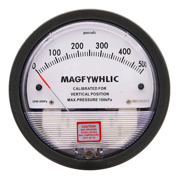 匡建仪表（CONJANT）高精度指针式微差压表压差表压差计空气气压表洁净室微压表风压表负压表 500pa 