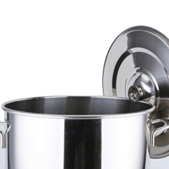 云筑 商用不锈钢桶带盖 不锈钢汤桶加厚加深 大汤锅大容量 储水桶圆桶油桶 直径30高度30厚4