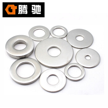 腾驰 CT 304 平垫 DIN125A 不锈钢密封垫圈 金属挡圈平圆螺丝垫片 M12（400支/盒）
