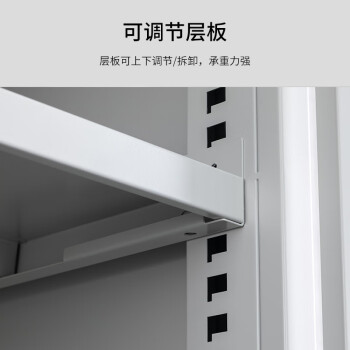 京佳乐重型工具柜JE3420车间工具收纳箱零件柜二抽二层板带挂板浅灰色