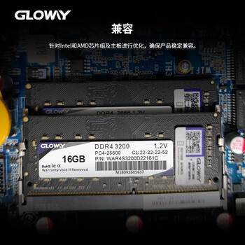 光威（Gloway）16GB DDR4 3200 笔记本内存条 战将系列