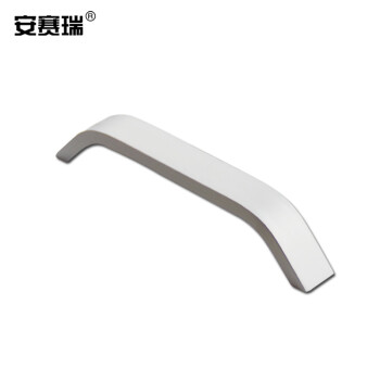 安赛瑞 简约柜门拉手（5个装）现代简约抽屉柜门五金把手拉丝橱柜锌合金祥兴拉手孔距96mm  510085