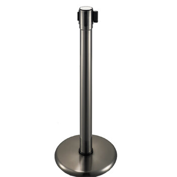 南 LG-R 伸缩带栏杆座 黑金  银行隔离带警戒线围栏护栏排队栏