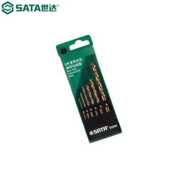 世达（SATA）52806 6件直柄含钴麻花钻组套