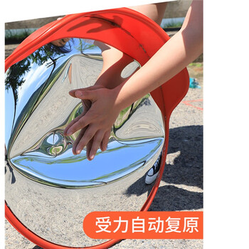 鼎红 室外道路广角镜 交通安全凸面反光镜公路路口转弯镜凹凸镜直径60cm