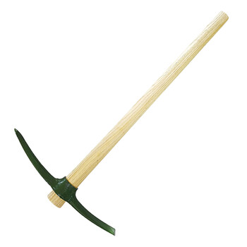 海斯迪克 HKZ-88 消防救援防汛锹 木柄铁锹铁镐 铲 57cm小号军镐