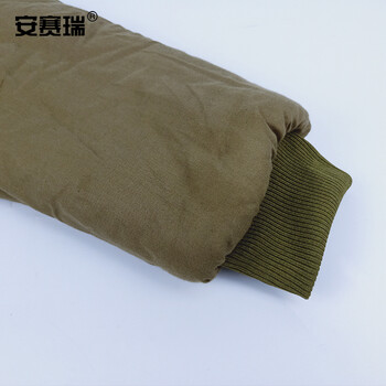 安赛瑞 冷库防寒服 冬季棉衣棉裤套装 加厚劳保棉袄工作服 军绿6号适合身高185以上cm企业专享 28748