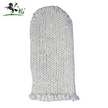 大杨352棉纱手指套 400个 白色 防滑耐磨透气纱线手指头套 手工作业防尘线指套 定制