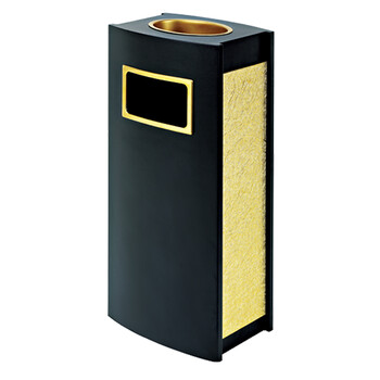 南 GPX-208C 南方精工座地烟灰桶 黑色 座地垃圾桶垃圾箱果皮桶 酒店大堂电梯口烟灰桶