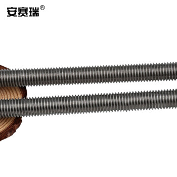 安赛瑞 不锈钢丝杠/丝杆 全螺纹牙条通丝全牙螺杆牙棒机牙螺丝杆M18×1000mm 430264