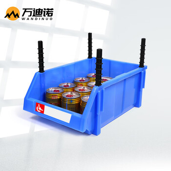 万迪诺斜口零件收纳盒 五金配件工具分类盒 货架零件盒 可组合 400*250*160mm