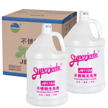 SUPERJEEBA 白云洁霸 JB118A 不锈钢光亮剂 商用不锈钢电梯保养清洁剂 3.78L/桶