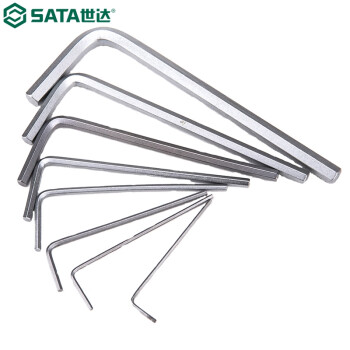 世达（SATA）09119 8件迷你内六角扳手组套