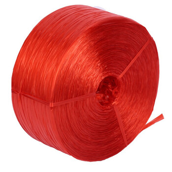 飞尔（FLYER）打包绳大捆 全新料塑料绳子捆扎绳 撕裂绳 草球绳 扎口绳 约2.6kg红色【FLb670】