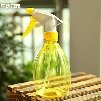 中环力安【两个装颜色随机发】500ml浇花喷壶分装瓶园艺洒水壶喷雾器手压力花卉浇水瓶