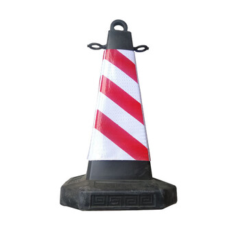 巨成 塑料路锥 带耳朵款 反光路锥 交通路锥方锥 停车警示牌 雪糕筒桶警示柱桩 10个装 企业定制