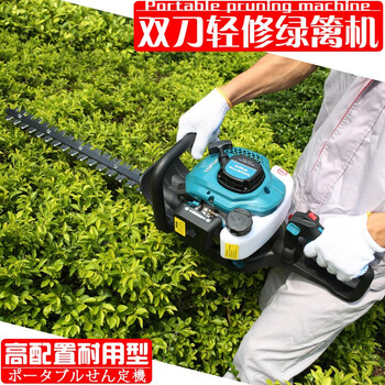 锐尔（real）绿篱机可变弧形茶叶修剪机茶树重修剪采茶机草坪造型修剪园林绿化修枝剪 豪华款锐尔TOPONE双刃