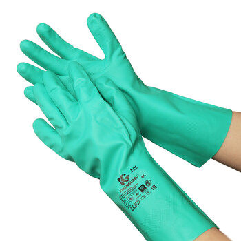 Kimberly-Clark 金佰利 94448-10 G80丁腈防化手套 耐弱酸碱溶剂工业劳保手套 定做 5副