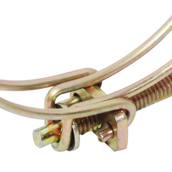 鑫迅博 水带卡箍消防农用水带卡箍管箍卡子DN65/50卡箍水带水管水带配件喉箍扎箍抱箍2寸卡箍(10个)