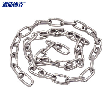 海斯迪克 304不锈钢链条 防盗链直径4mm长5米  HK-357