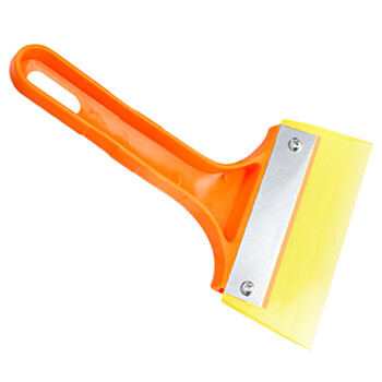 兰诗（LAUTEE）CD-4005 铁片牛津除雪铲 户外冰霜除雪铲子 车用冬季冰铲刮雪板 铁片短柄 两颗螺丝 单个装