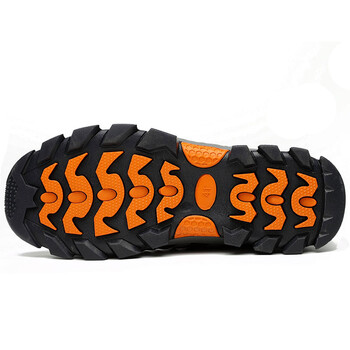 老管家 劳保鞋男防砸防刺穿钢包头轻便透气时尚耐磨安全工作网布橡胶底运动休闲舒适122    灰色     42